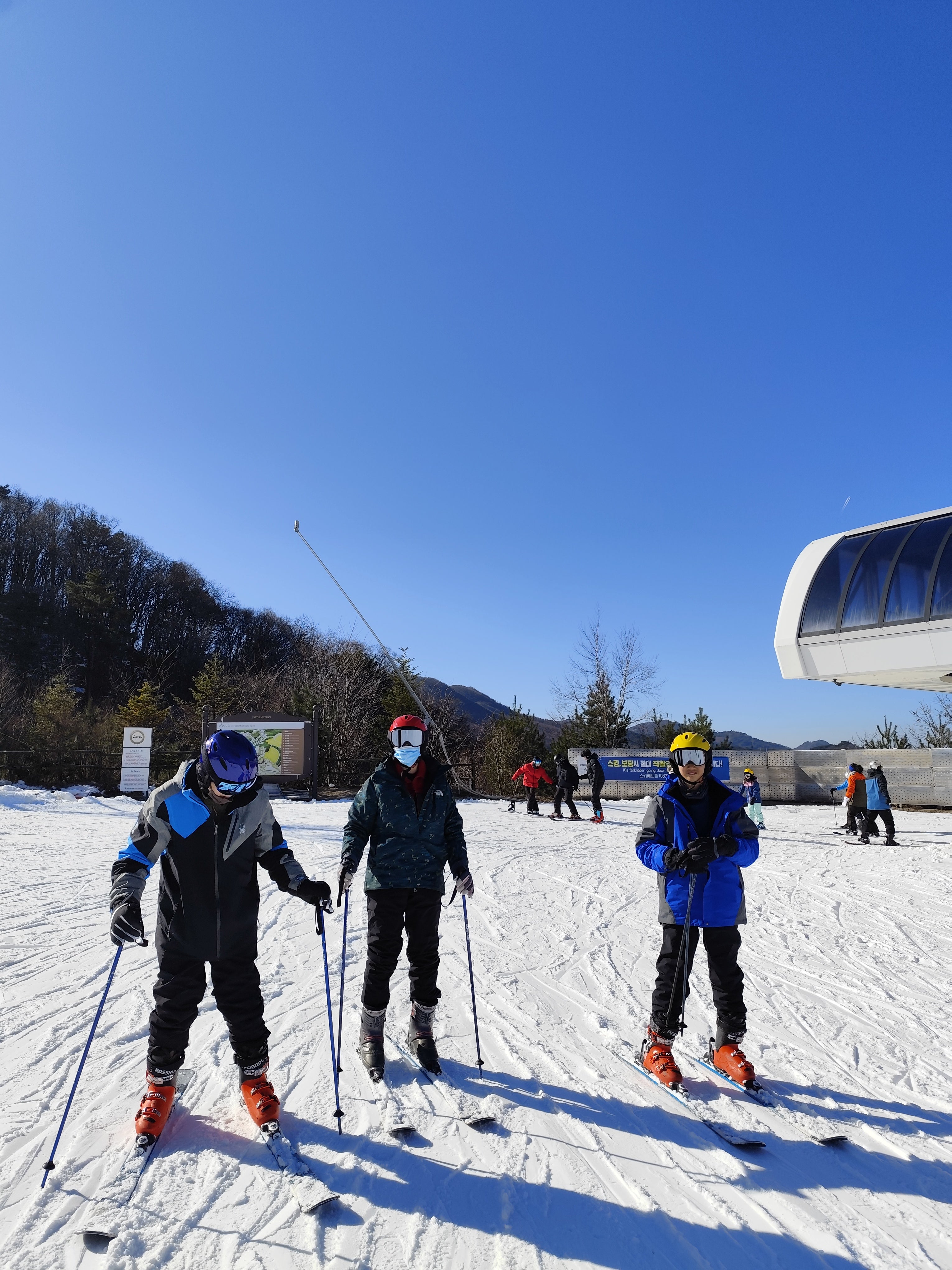 SKIDIEM 韩国龙平滑雪场-滑雪教练双板课程（中文课程）